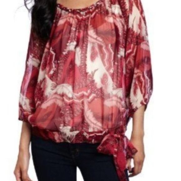 NWOT Lucky Brand feather detail tank size XS (J22) - Picture 4 of 4